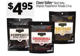 Dollar General Clover Valley Beef Jerky Original, Peppered or Teriyaki offer