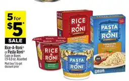Dollar General Rice-A-Roni or Pasta Roni Cups or Boxes offer