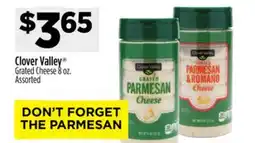 Dollar General Clover Valley Grated Cheese offer