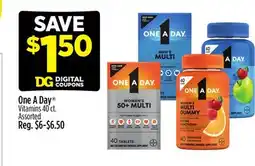 Dollar General One A Day Vitamins offer
