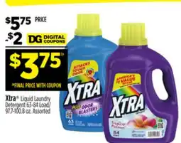 Dollar General Xtra Liquid Laundry Detergent offer