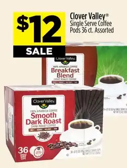 Dollar General Clover Valley Single Serve Coffee Pods offer