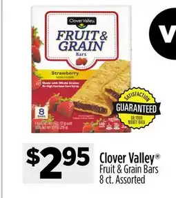 Dollar General Clover Valley Fruit & Grain Bars offer