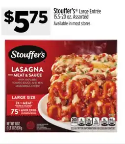 Dollar General Stouffer's Large Entrée offer
