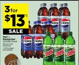 Dollar General Pepsi or Mountain Dew offer