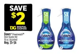 Dollar General Dawn Powerwash Dish Starter Kit offer