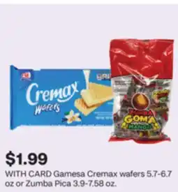 CVS Gamesa Cremax wafers 5.7-6.7 oz or Zumba Pica 3.9-7.58 oz offer