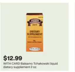 CVS Balsamo Tchakowski liquid dietary supplement 2 oz offer