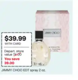 CVS JIMMY CHOO EDT spray 2 oz offer