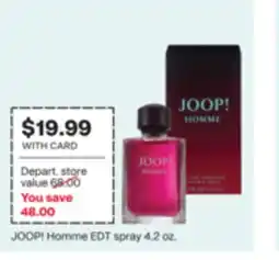 CVS JOOP! Homme EDT spray 4.2 oz offer