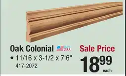 Menards Oak Colonial offer