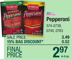 Menards Pepperoni offer