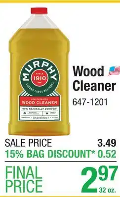Menards Wood Cleaner offer