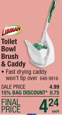 Menards Toilet Bowl Brush & Caddy offer