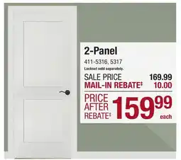 Menards 2-Panel offer