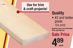 Menards Quality offer