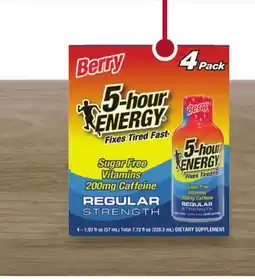 Menards 4-Pack 5-Hour ENERGY Shots offer