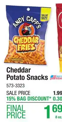 Menards Cheddar Potato Snacks offer