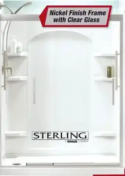 Menards Finesse Peak Shower Door offer
