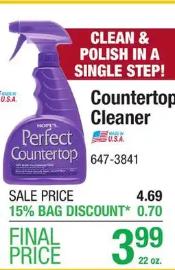 Menards Countertop Cleaner offer