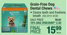 Menards Grain-Free Dog Dental Chews offer