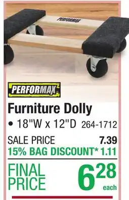 Menards Furniture Dolly offer