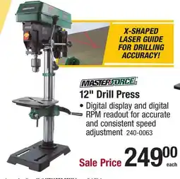 Menards 12 Drill Press offer