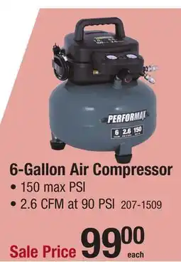 Menards 6-Gallon Air Compressor offer