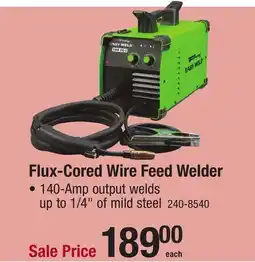 Menards Flux-Cored Wire Feed Welder offer