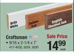 Menards Craftsman offer