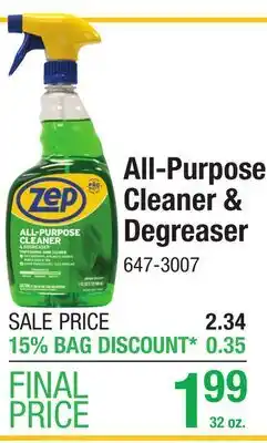 Menards All-Purpose Cleaner & Degreaser offer
