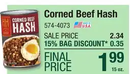 Menards Corned Beef Hash offer
