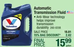 Menards Automatic Transmission Fluid offer