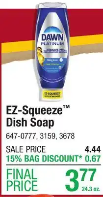 Menards EZ-Squeeze Dish Soap offer