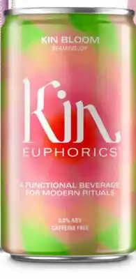 Target Kin Euphorics alcoholic drinks offer