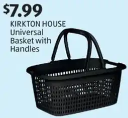 Aldi Kirkton house universal basket with handles offer