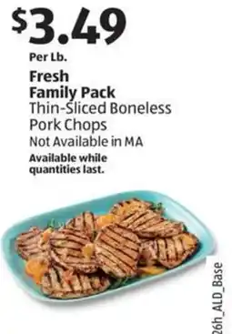 Aldi Fresh family pack offer