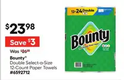 Lowe's Double Select-a-Size 12-Count Paper Towels offer