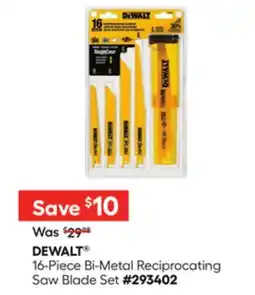 Lowe's 16-Piece Bi-Metal Reciprocating Saw Blade Set offer