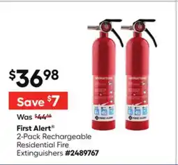 Lowe's 2-Pack Rechargeable Residential Fire Extinguishers offer