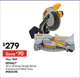 Lowe's 12-in 15-Amp Single Bevel Compound Miter Saw offer