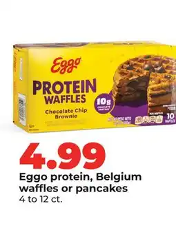 Hy-Vee Eggo protein, Belgium waffles or pancakes offer