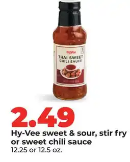 Hy-Vee Hy-Vee sweet & sour, stir fry or sweet chili sauce offer