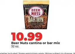 Hy-Vee Beer Nuts cantina or bar mix offer