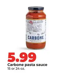 Hy-Vee Carbone pasta sauce offer
