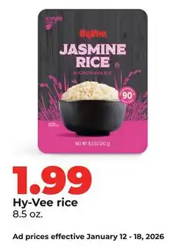 Hy-Vee Hy-Vee rice offer