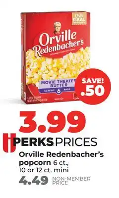 Hy-Vee Orville Redenbacher's popcorn offer