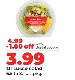 Hy-Vee Di Lusso salad offer