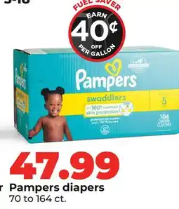 Hy-Vee Pampers diapers offer