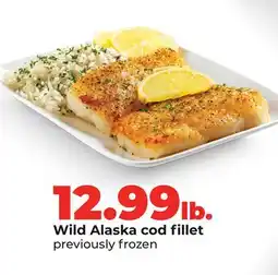 Hy-Vee Wild Alaska cod fillet offer
